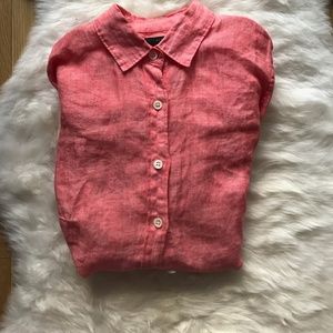 Salmon J. Crew Dress Shirt/Button-Up